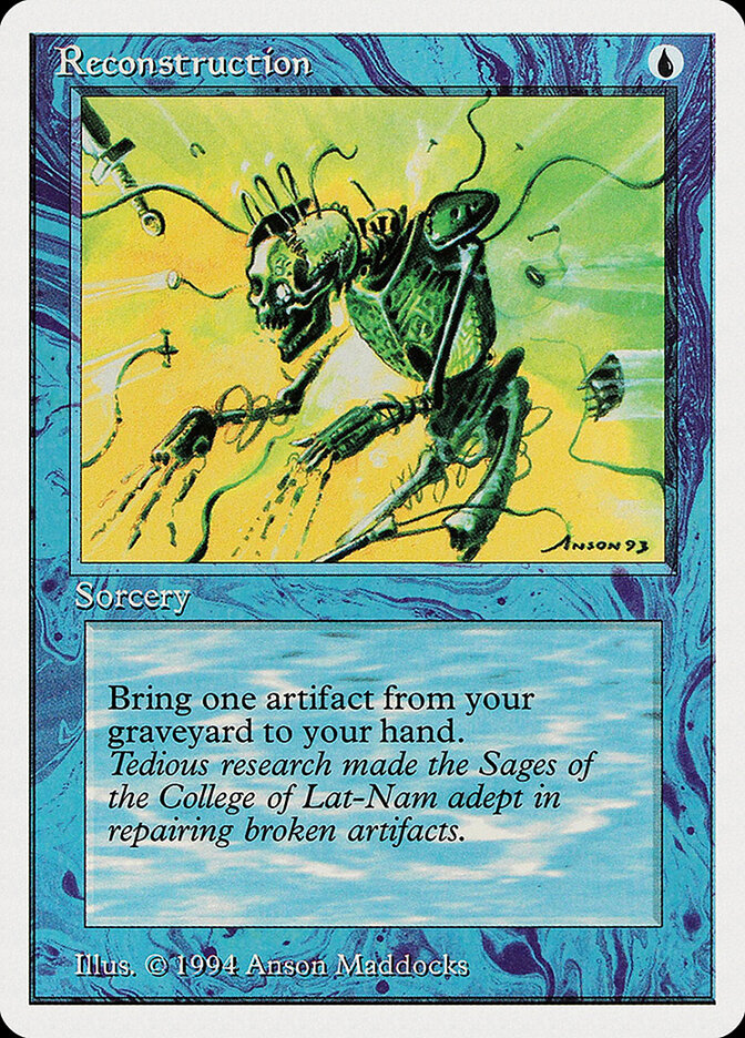Reconstruction card front
