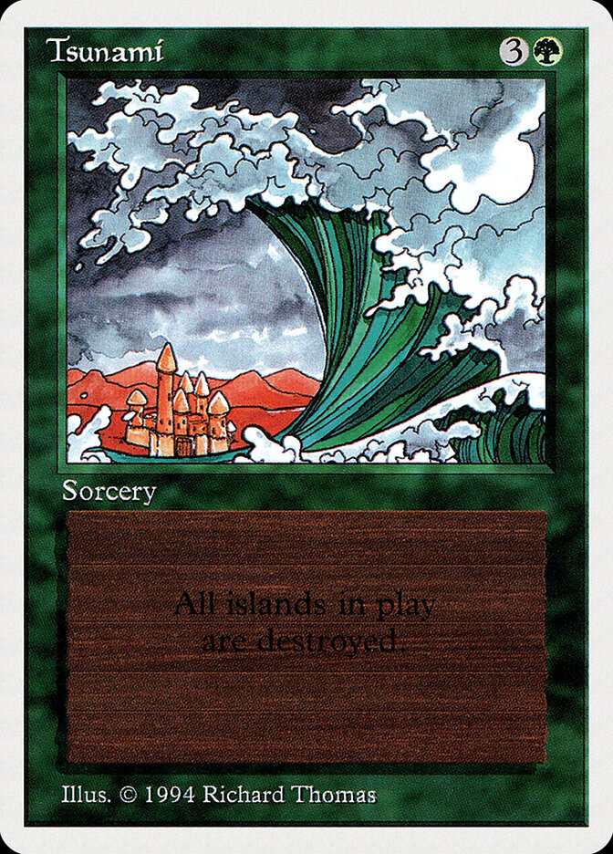 Tsunami card front