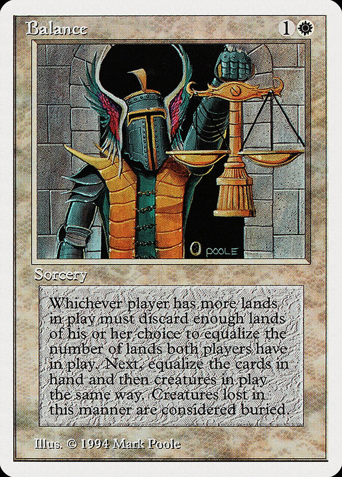 Balance card front
