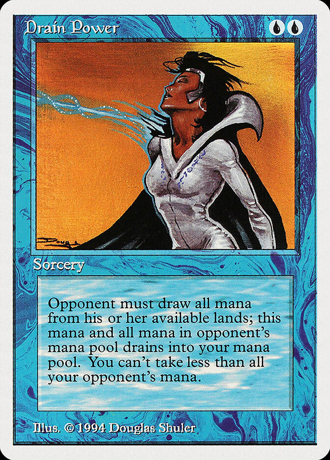 Drain Power card front