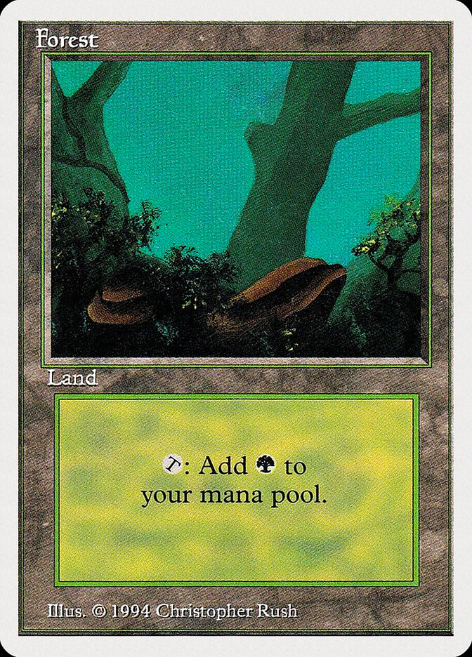 Forest card front