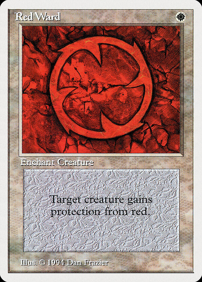 Red Ward card front