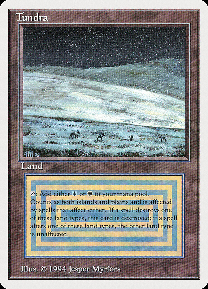 Tundra card front