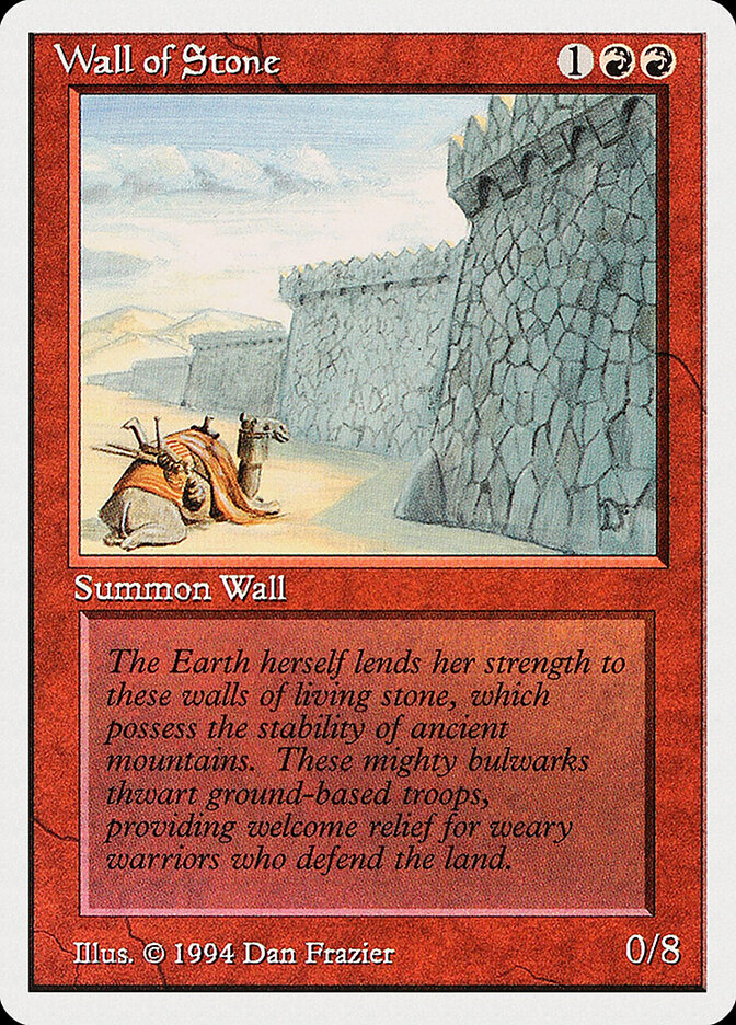 Wall of Stone card front