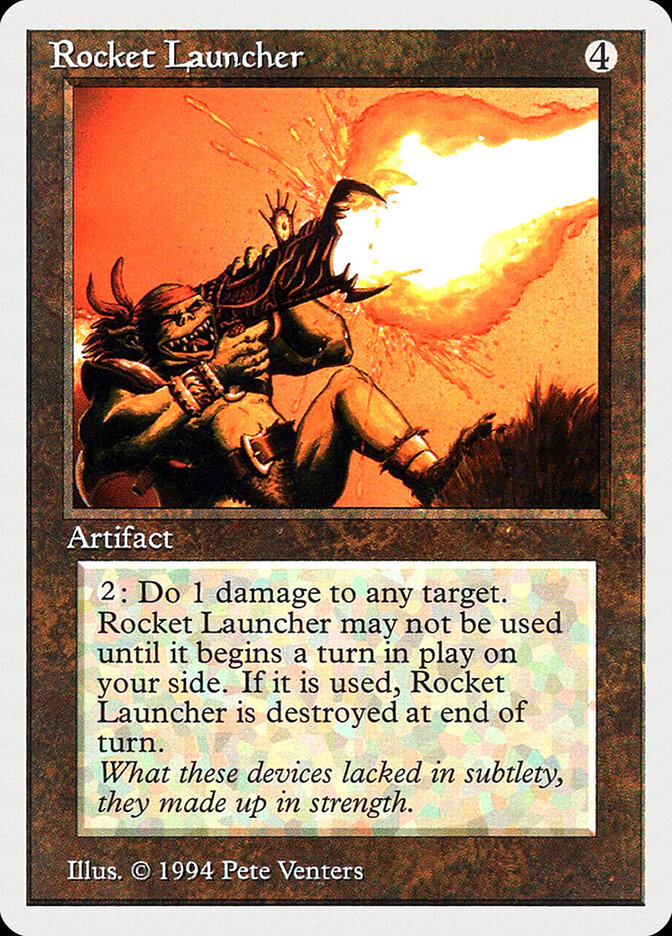 Rocket Launcher card front