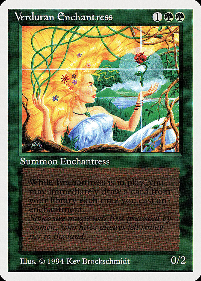 Verduran Enchantress card front