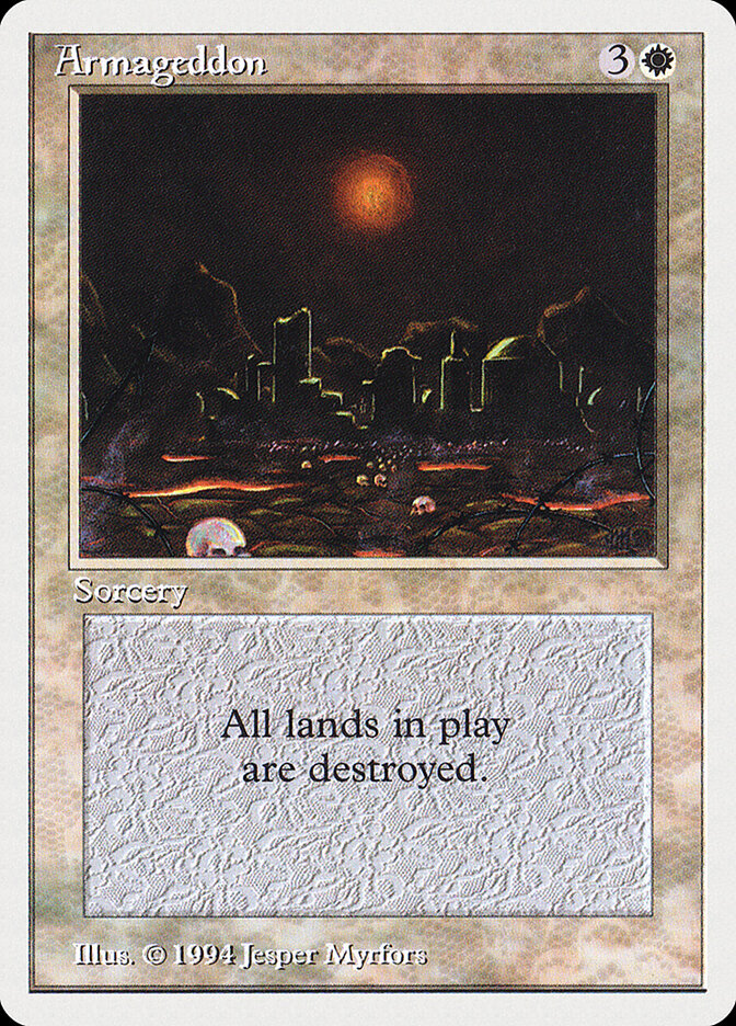 Armageddon card front