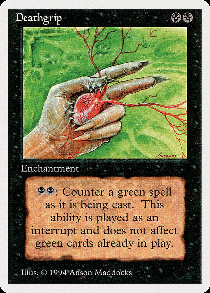 Deathgrip card front