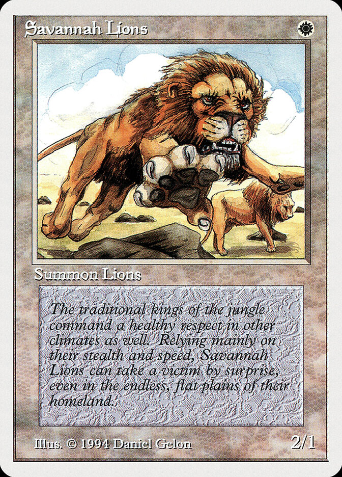 Savannah Lions card front