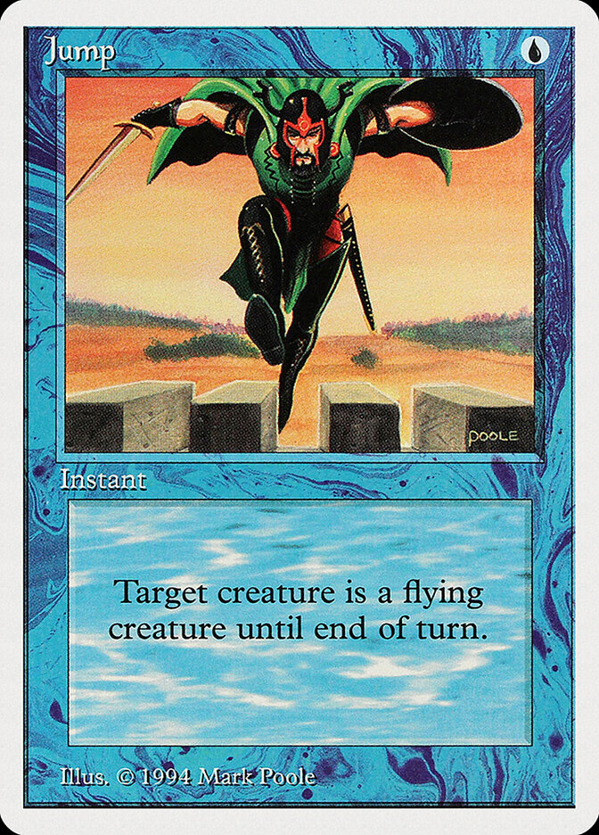 Jump card front