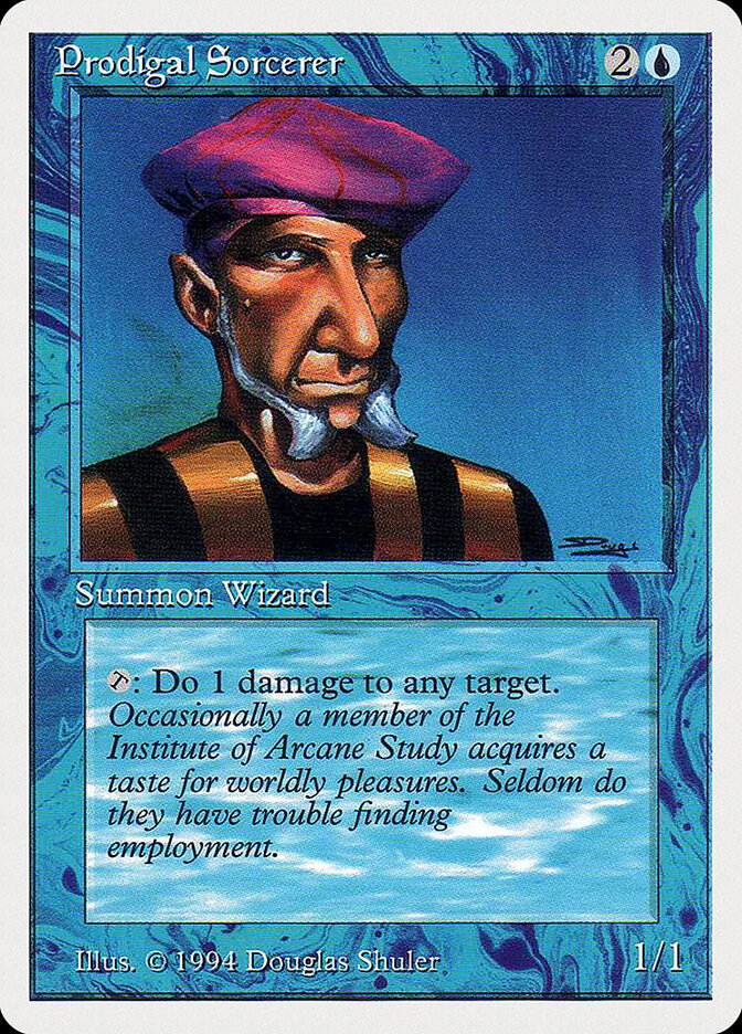Prodigal Sorcerer card front