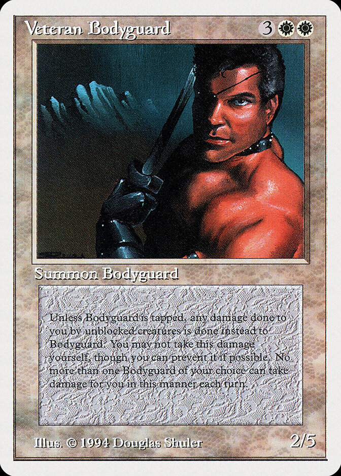 Veteran Bodyguard card front