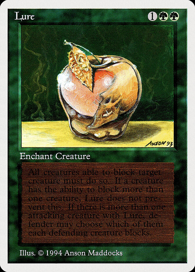 Lure card front