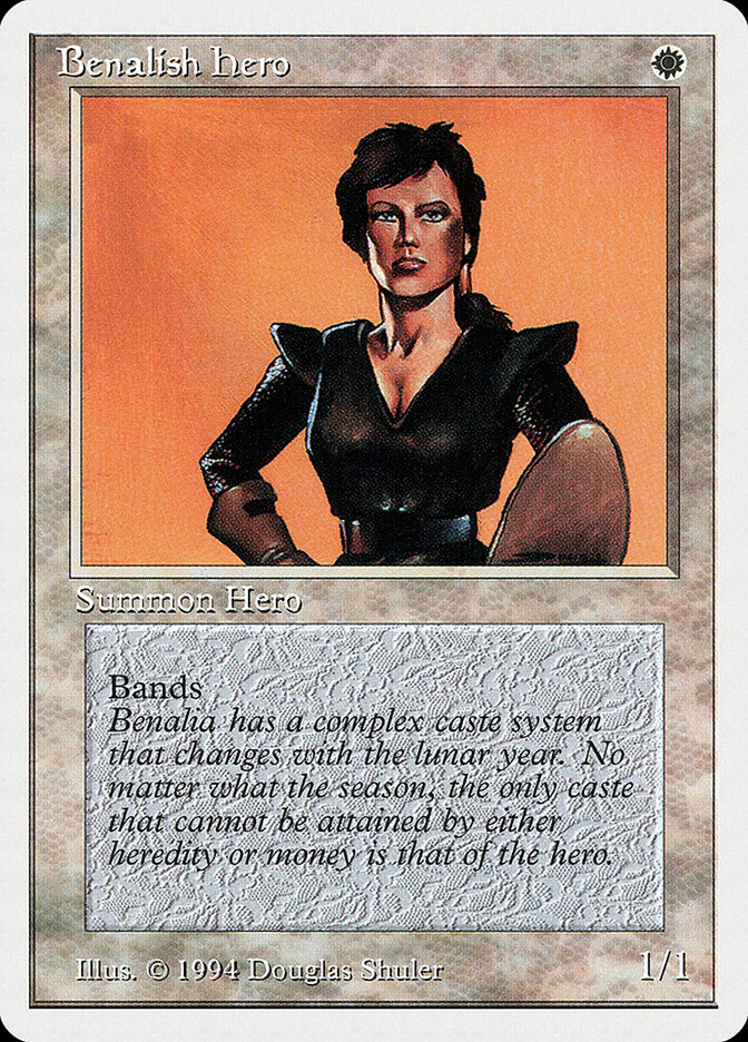 Benalish Hero card front