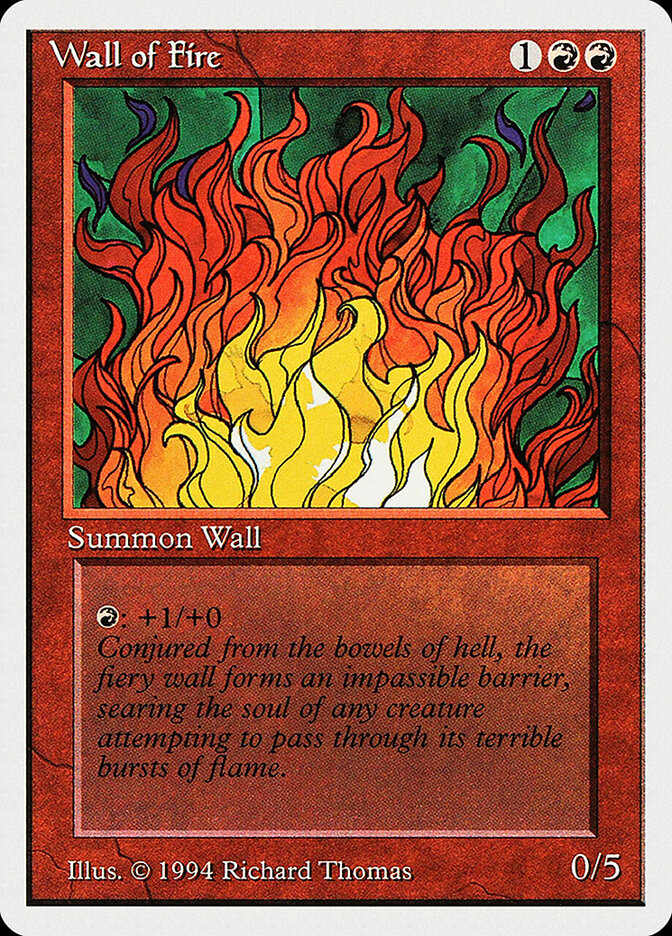 Wall of Fire card front