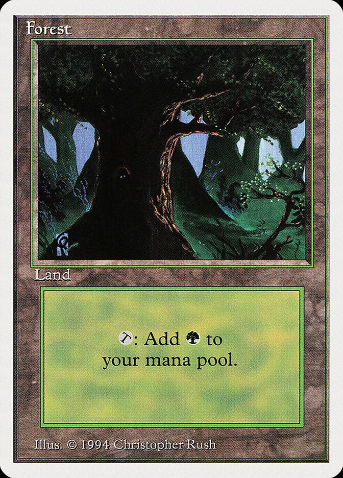 Forest card front