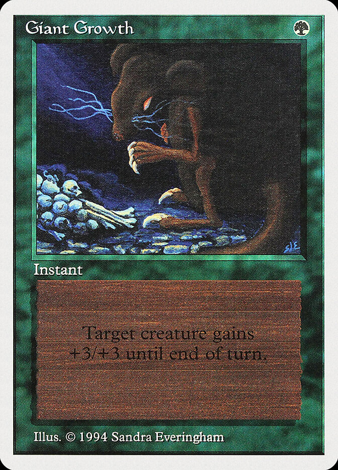 Giant Growth card front