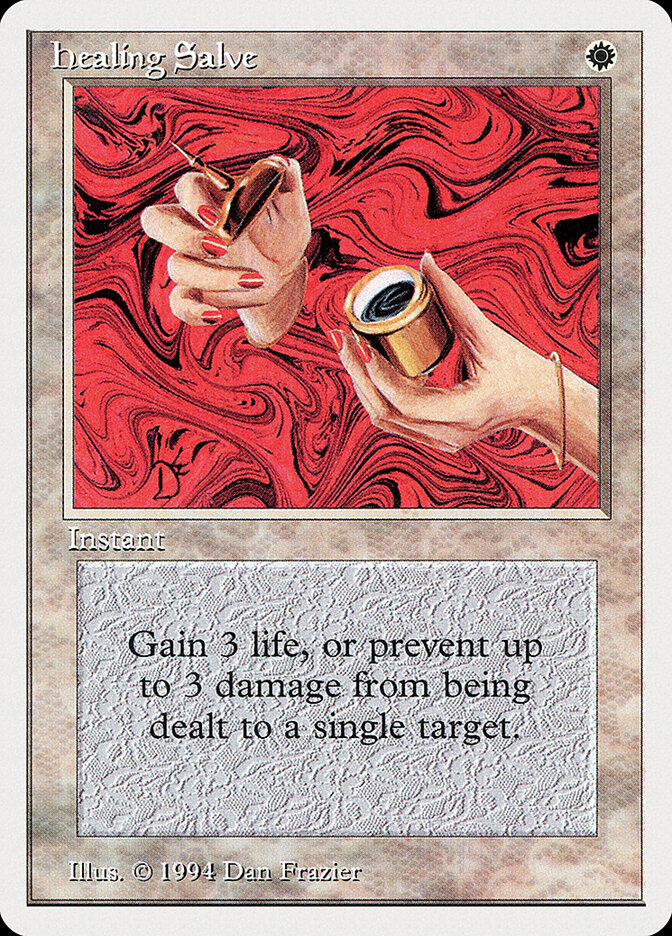 Healing Salve card front