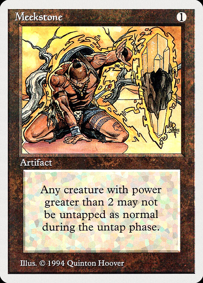 Meekstone card front