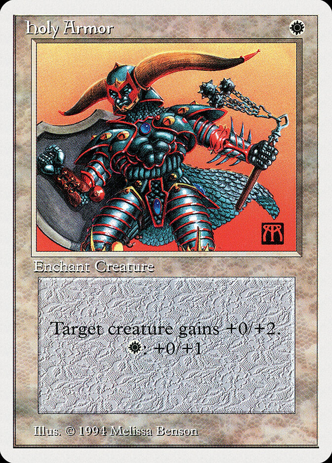 Holy Armor card front