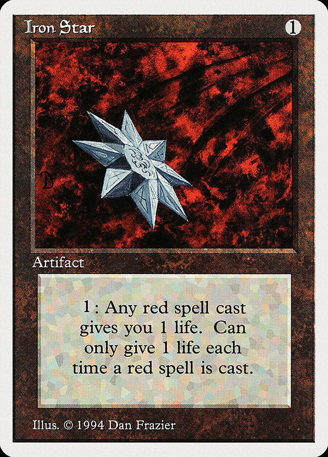 Iron Star card front