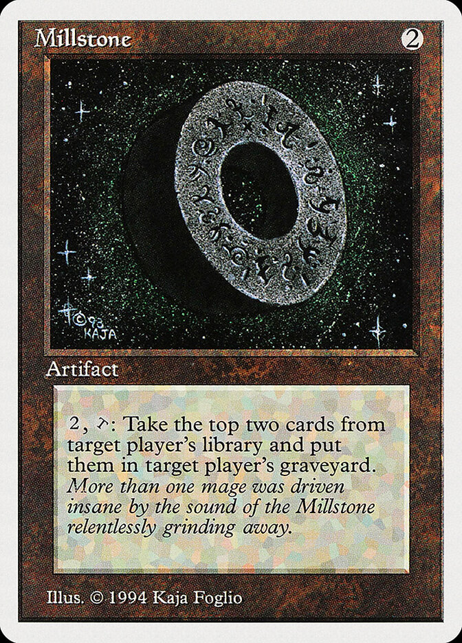 Millstone card front