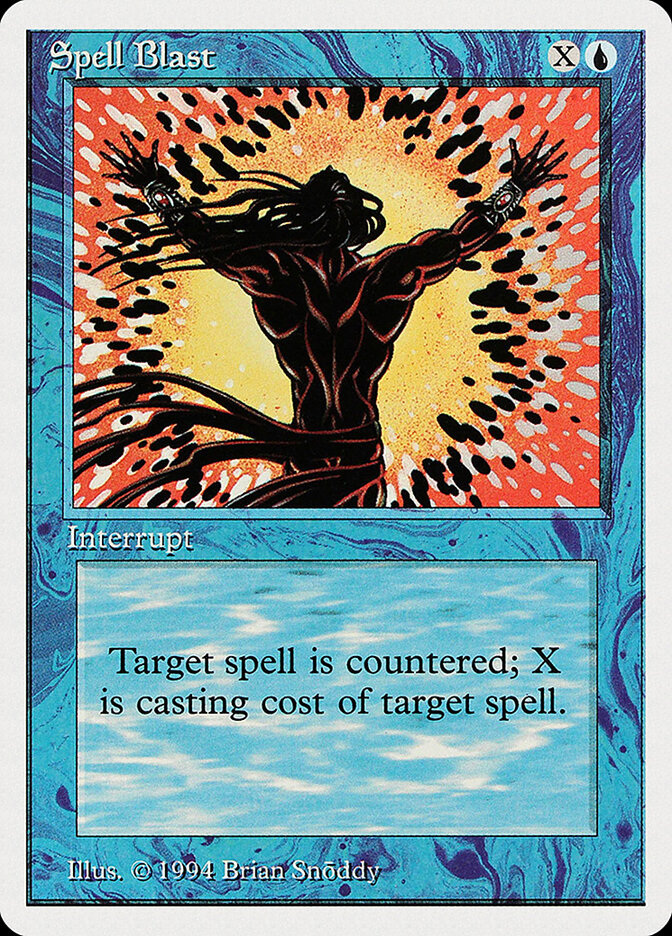 Spell Blast card front