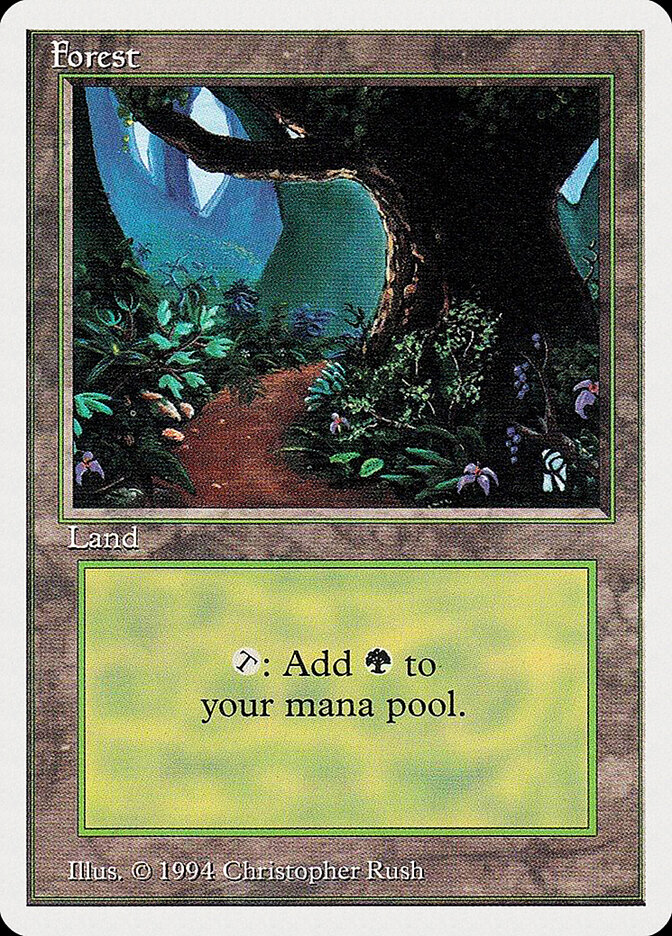 Forest card front