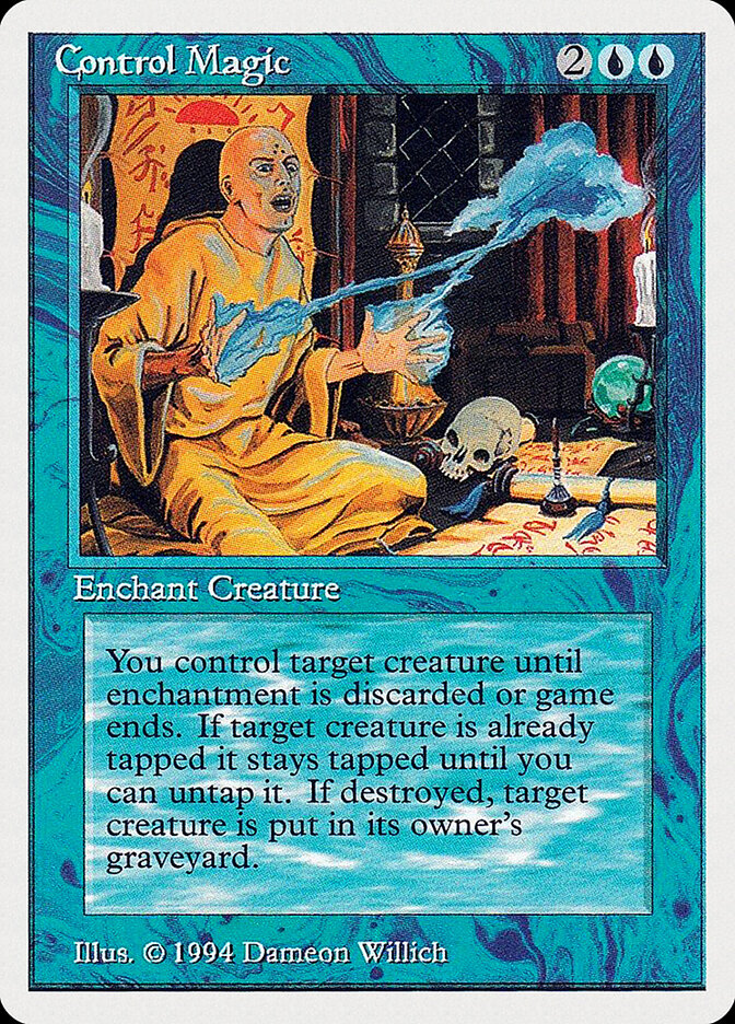 Control Magic card front