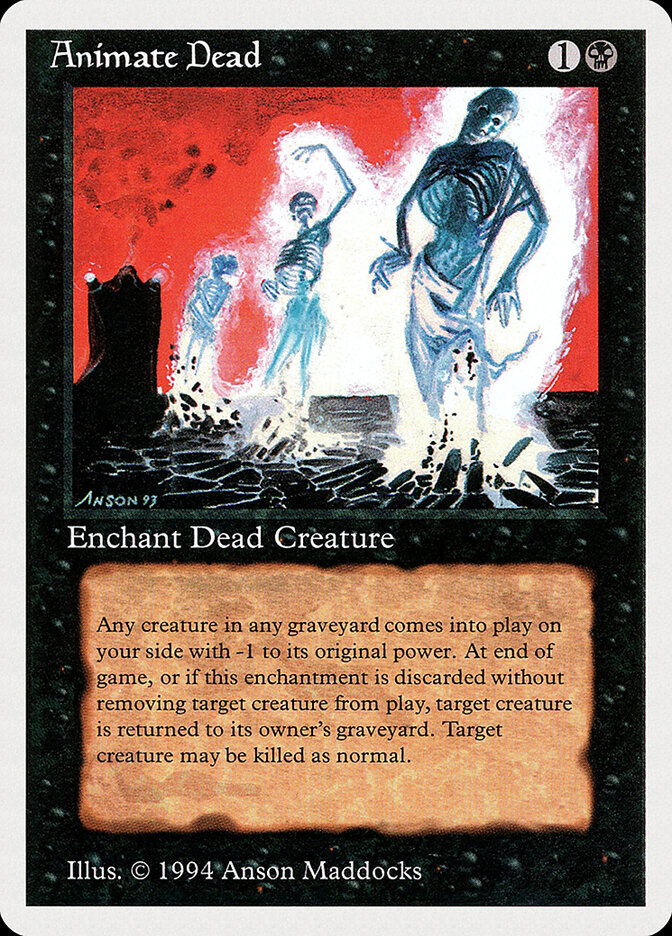 Animate Dead card front