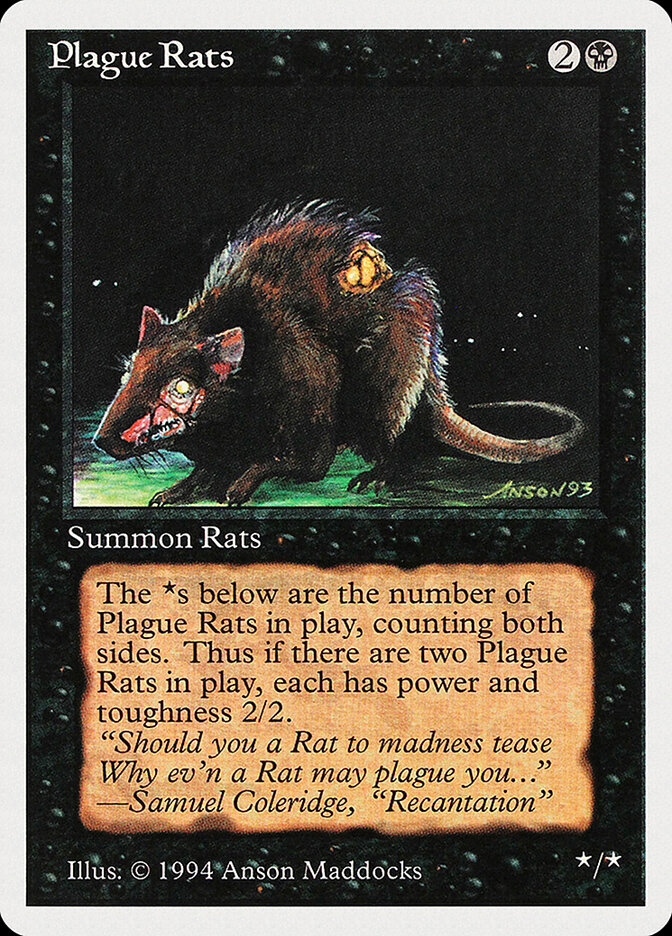 Plague Rats card front