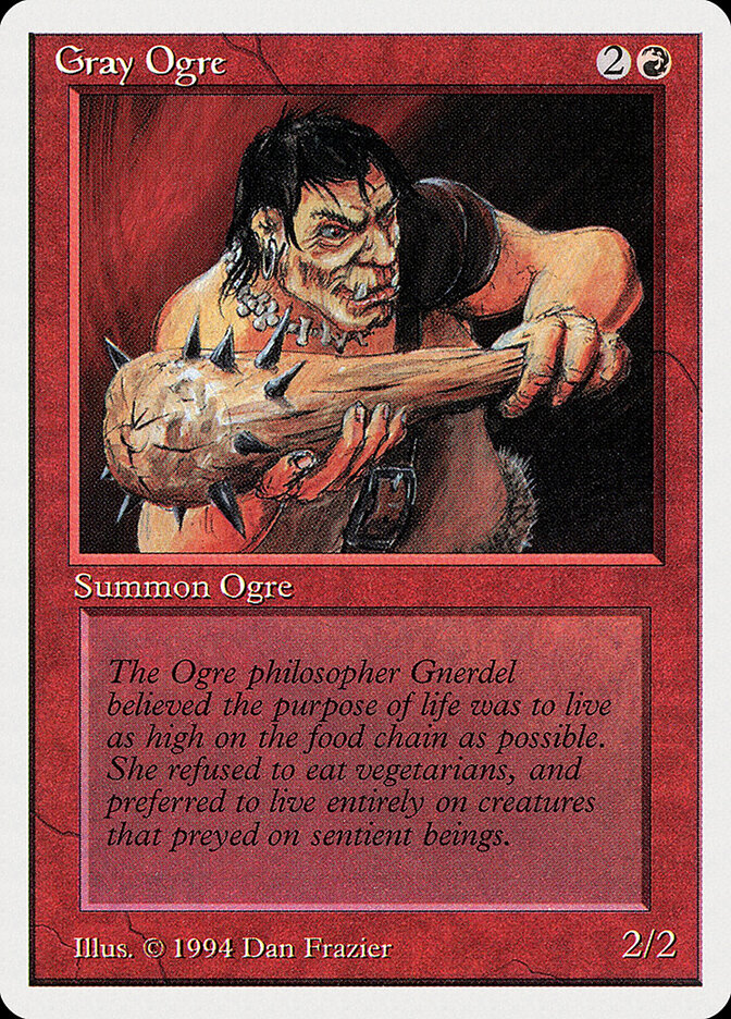 Gray Ogre card front
