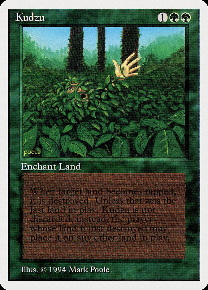 Kudzu card front
