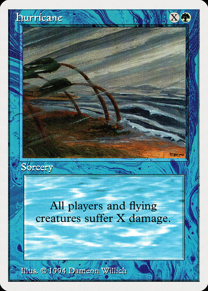 Hurricane card front