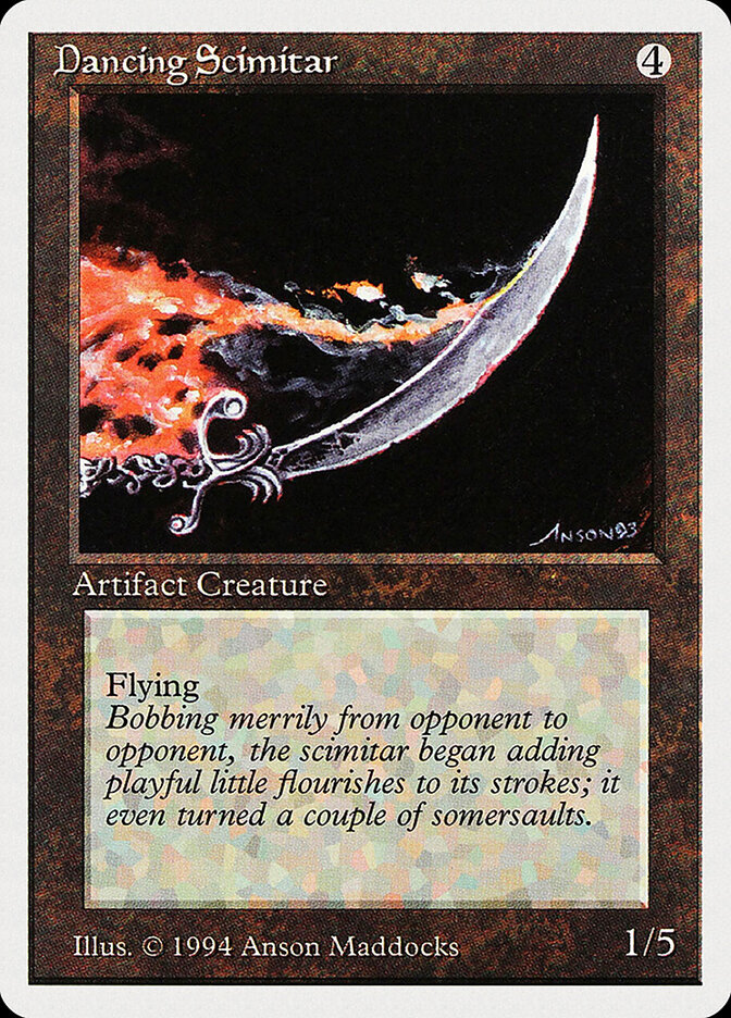 Dancing Scimitar card front