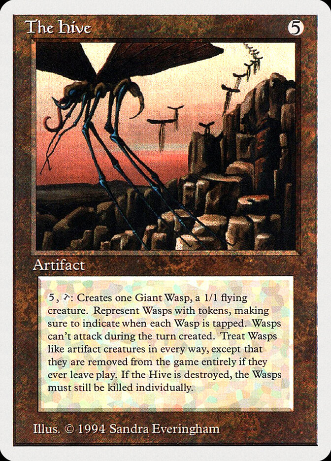 The Hive card front