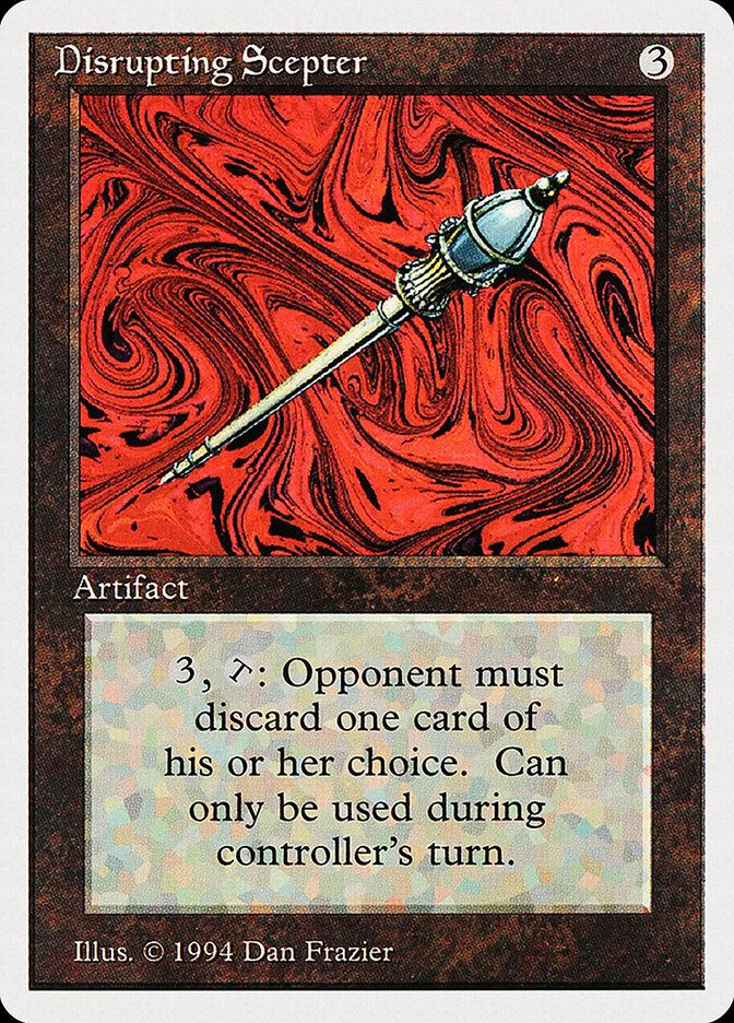 Disrupting Scepter card front