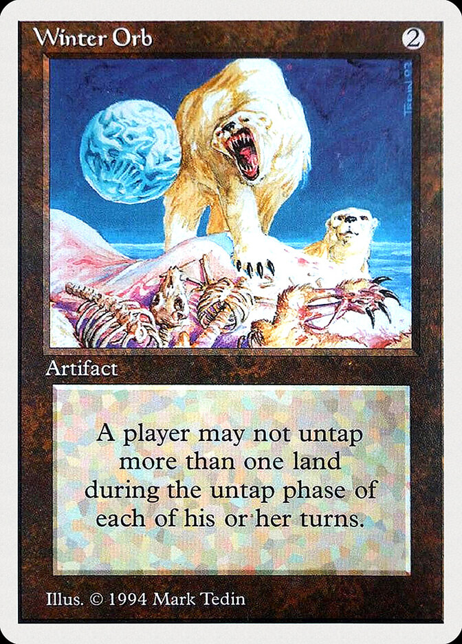 Winter Orb card front