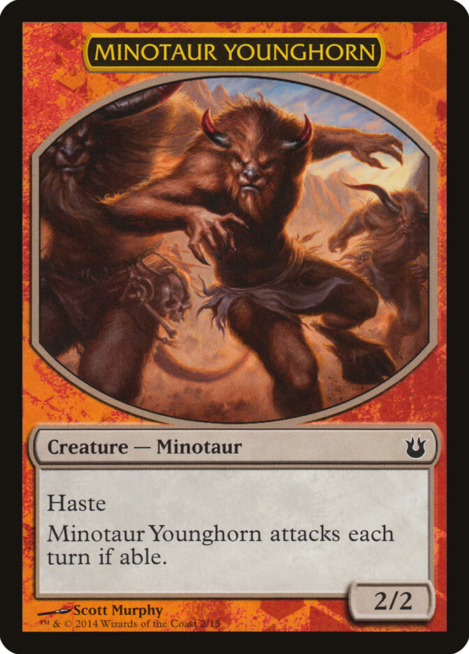 Minotaur Younghorn card front
