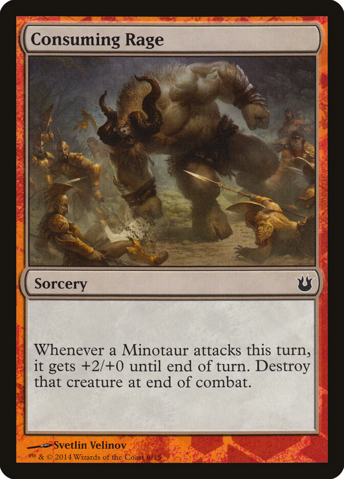 Consuming Rage card front
