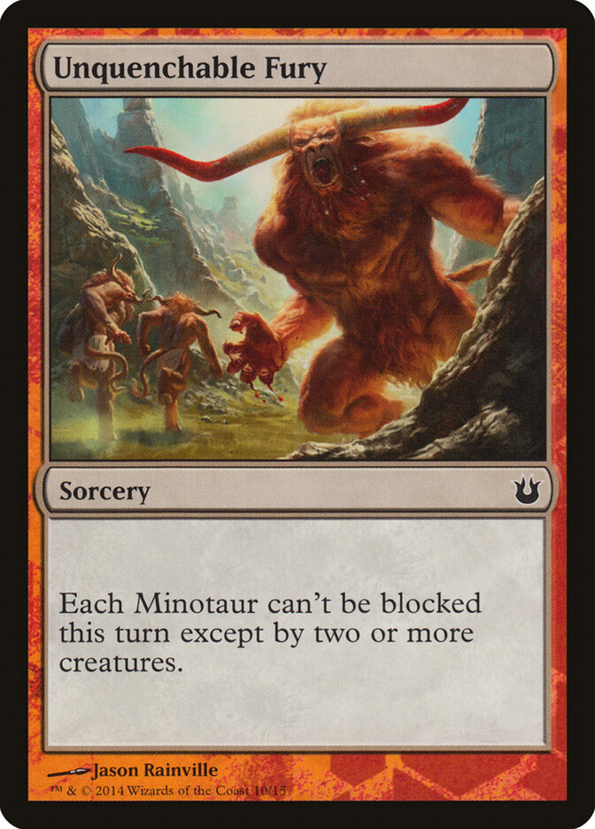 Unquenchable Fury card front