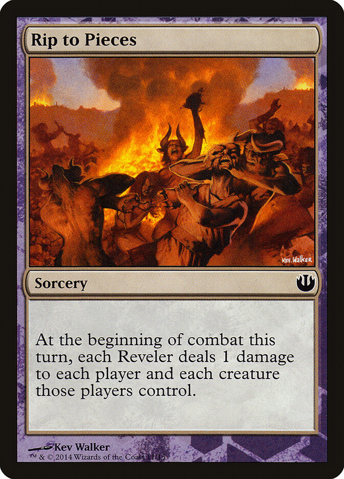 Rip to Pieces card front