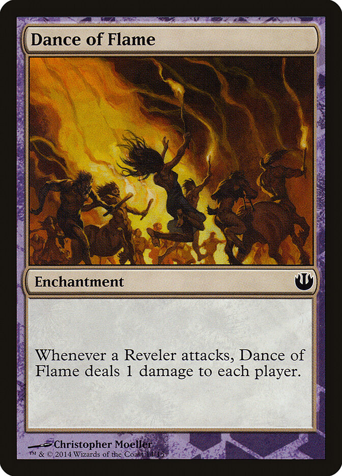 Dance of Flame card front