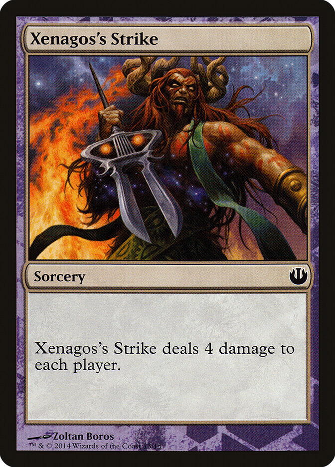 Xenagos's Strike card front