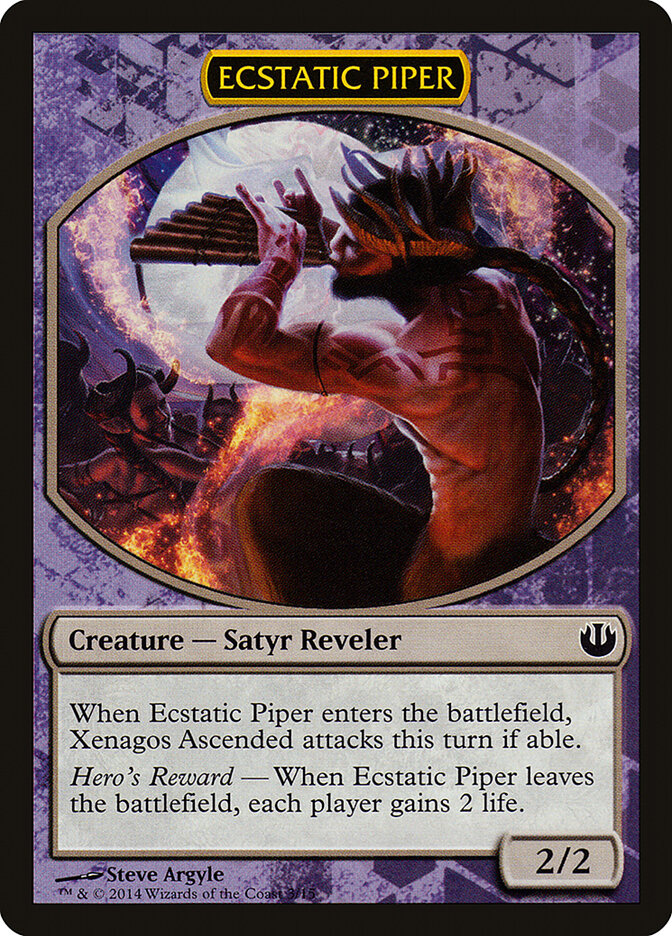 Ecstatic Piper card front
