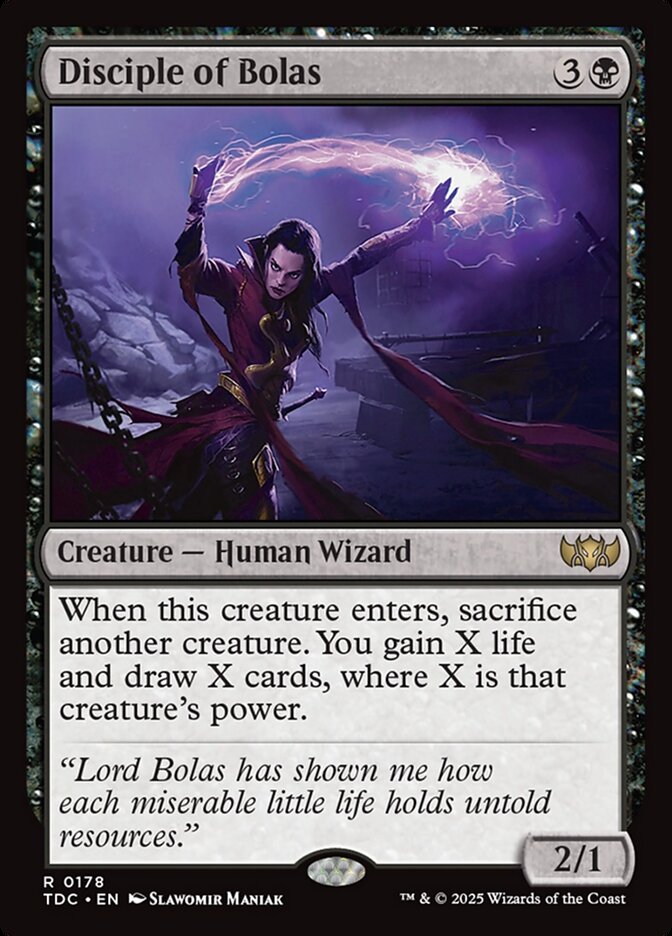 Disciple of Bolas card front