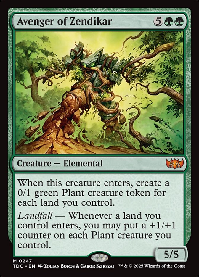 Avenger of Zendikar card front
