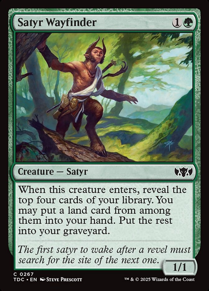 Satyr Wayfinder card front