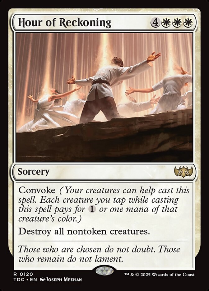 Hour of Reckoning card front