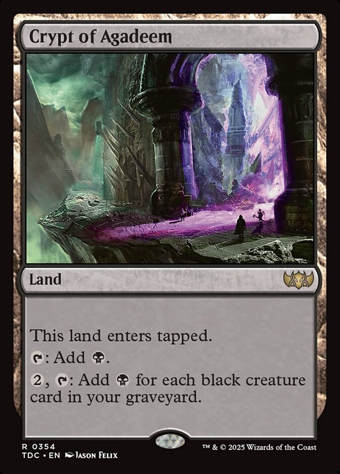 Crypt of Agadeem card front